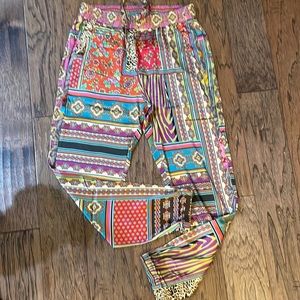 NWT Johnny Was Patch Presley Joggers. Size small.